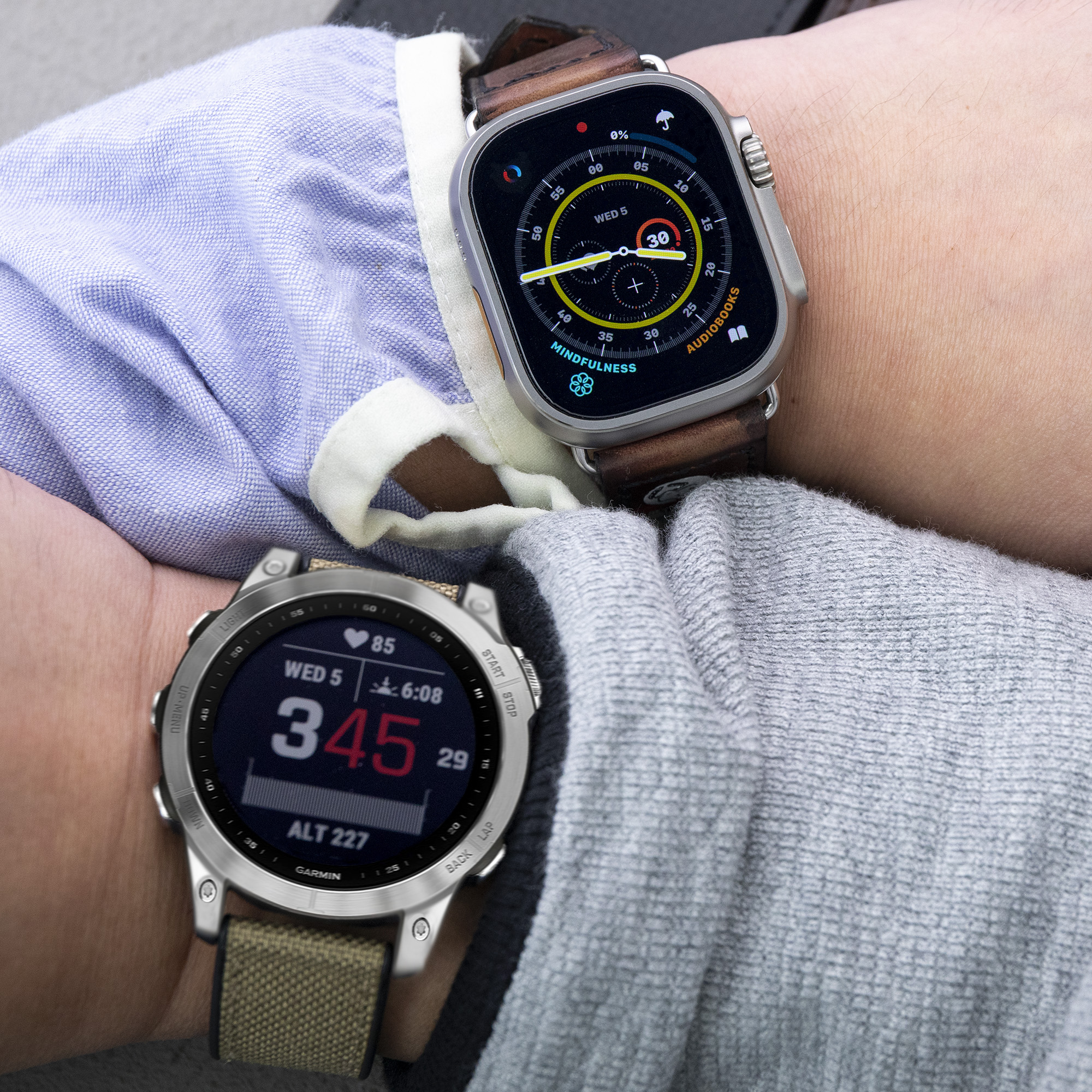 蘋果手錶 Apple Watch Ultra vs. Garmin Fenix 7 - 最熱門的可穿戴運動競賽智能手錶