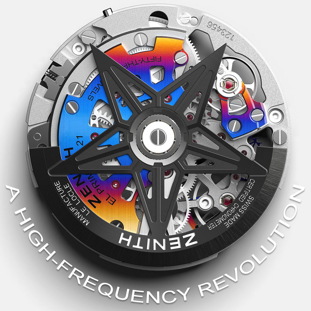四款 Zenith真力時 腕錶，搭載一流機芯，背後承載著悠久的歷史
