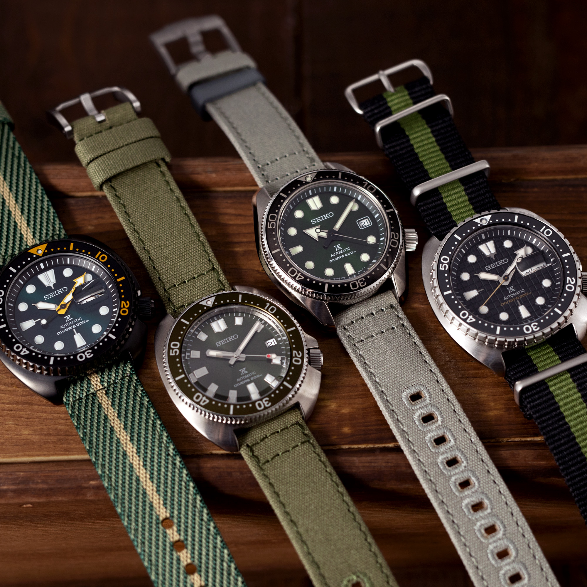 以綠色為靈感，Seiko精工手錶與錶帶的完美組合！
