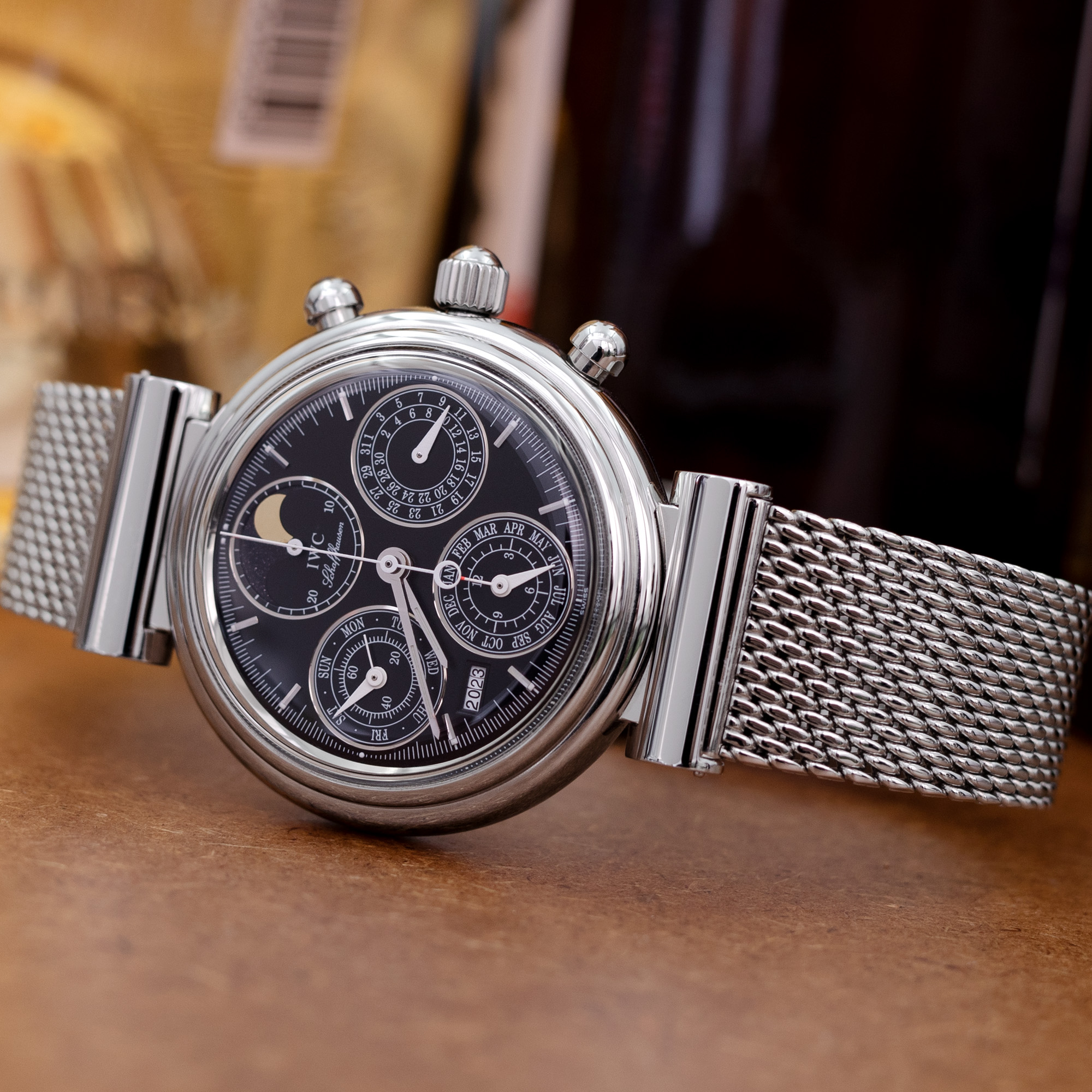 永恆經典腕錶的代錶 - IWC萬國錶 達文西萬年曆計時腕錶（型號3750）