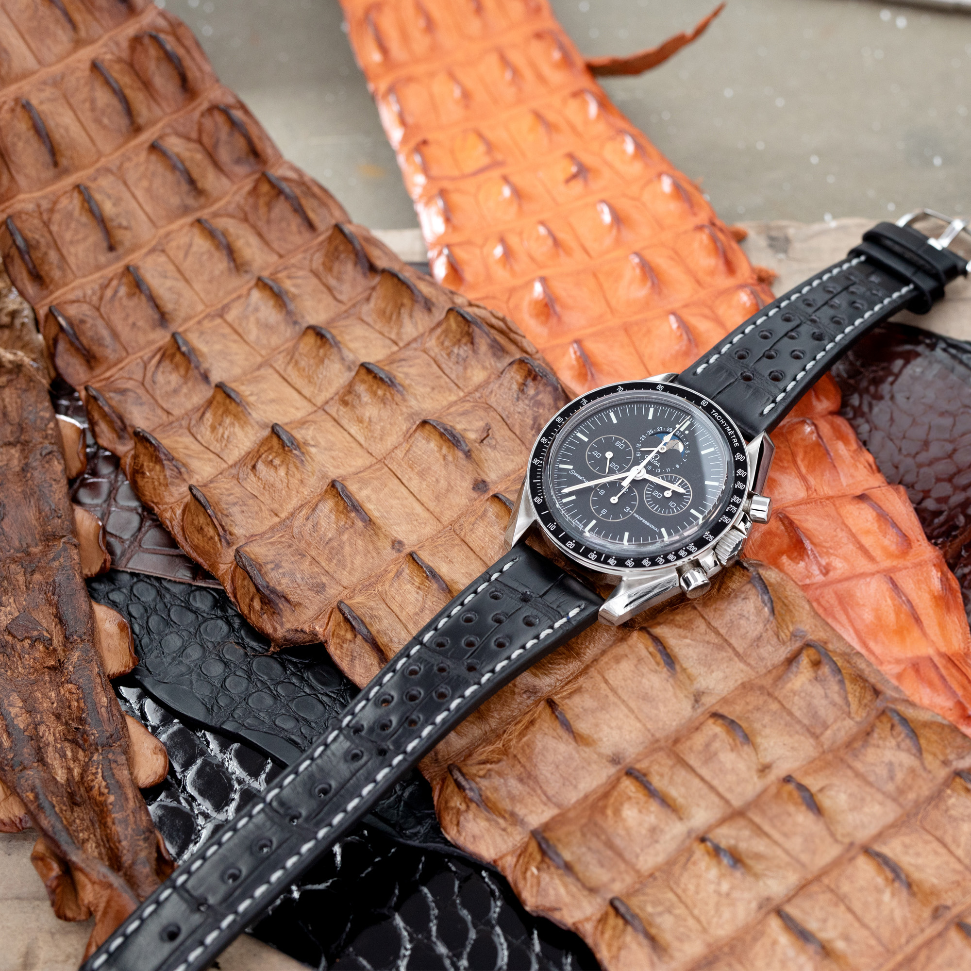 鱷魚皮是完美耐用的錶帶物料！